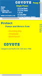 Mobile Screenshot of coyotemfg.com