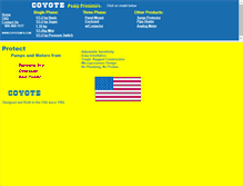 Tablet Screenshot of coyotemfg.com